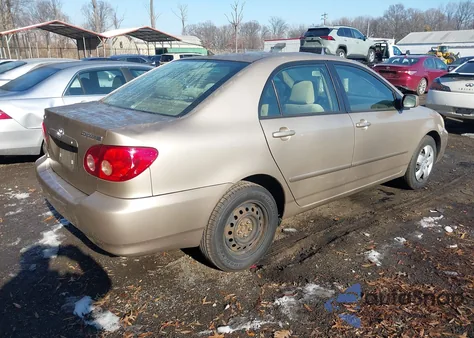 2007 Toyota Corolla Le из США, поврежденный, VIN 2T1BR30E47C801493